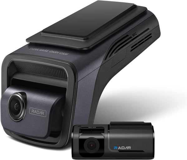 THINKWARE™ U3000D 4K 2-Channel Dash Cam With 64GB Memory Card