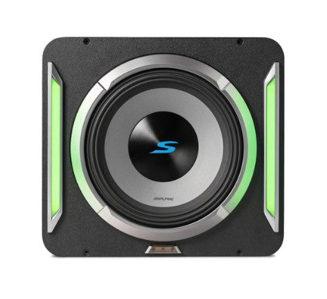 Alpine S2-SB12 12" S2-Series Subwoofer Enclosure With RGB Lighting