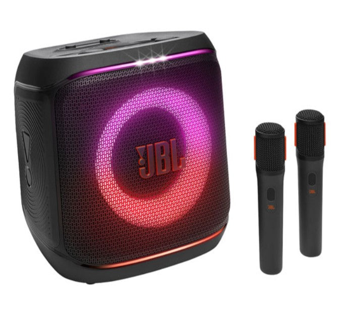 JBL PartyBox Encore 2 Portable Bluetooth Party Speaker with 2 Wireless Microphones