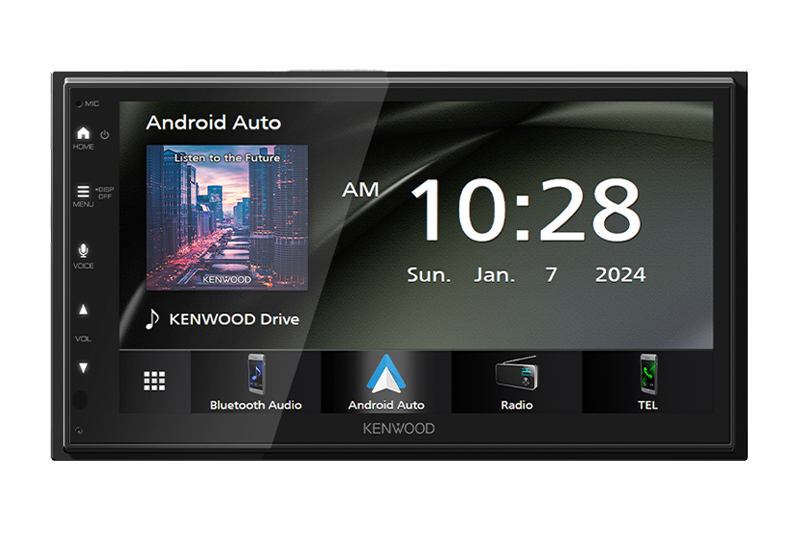 Kenwood DMX40S 6.8" Digital Multimedia Receiver with Apple CarPlay and Android Auto