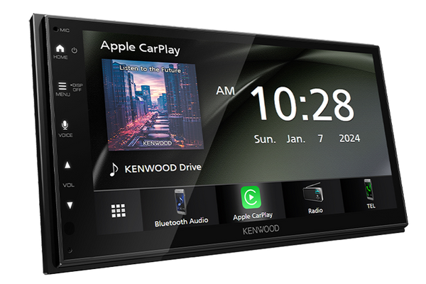 Kenwood DMX40S 6.8" Digital Multimedia Receiver with Apple CarPlay and Android Auto
