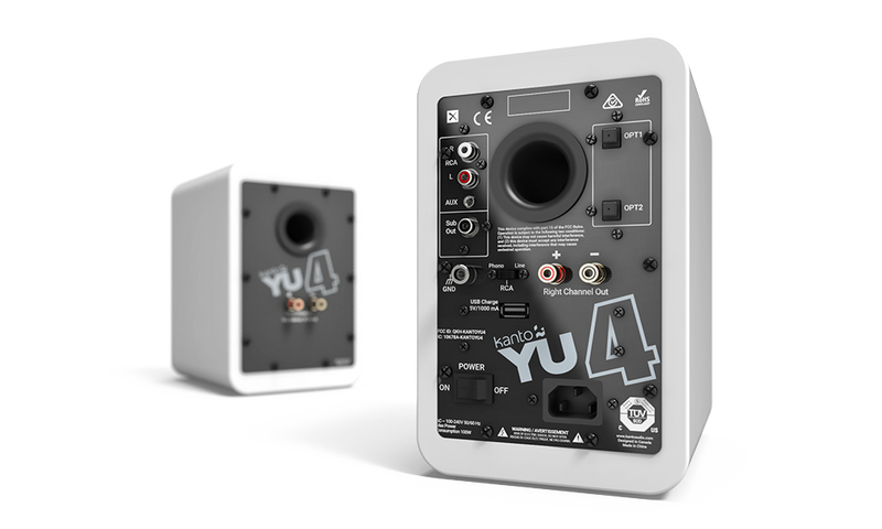 Kanto YU4 Powered Bluetooth Bookshelf Speakers