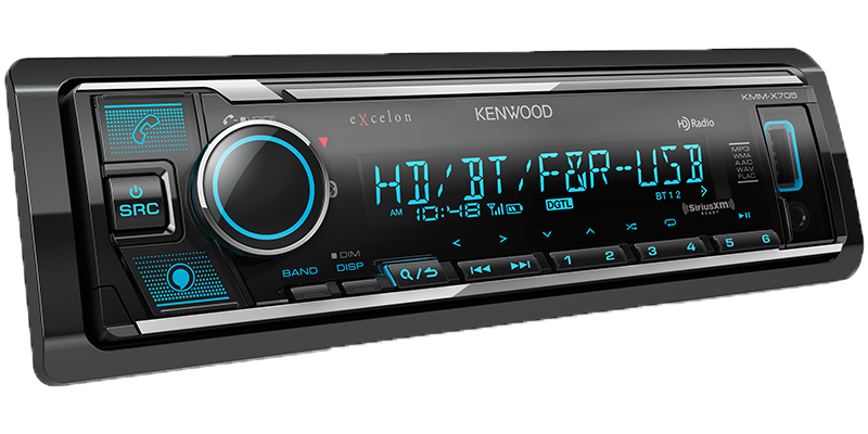 Kenwood KMM-X705 HD Radio/F&R USB