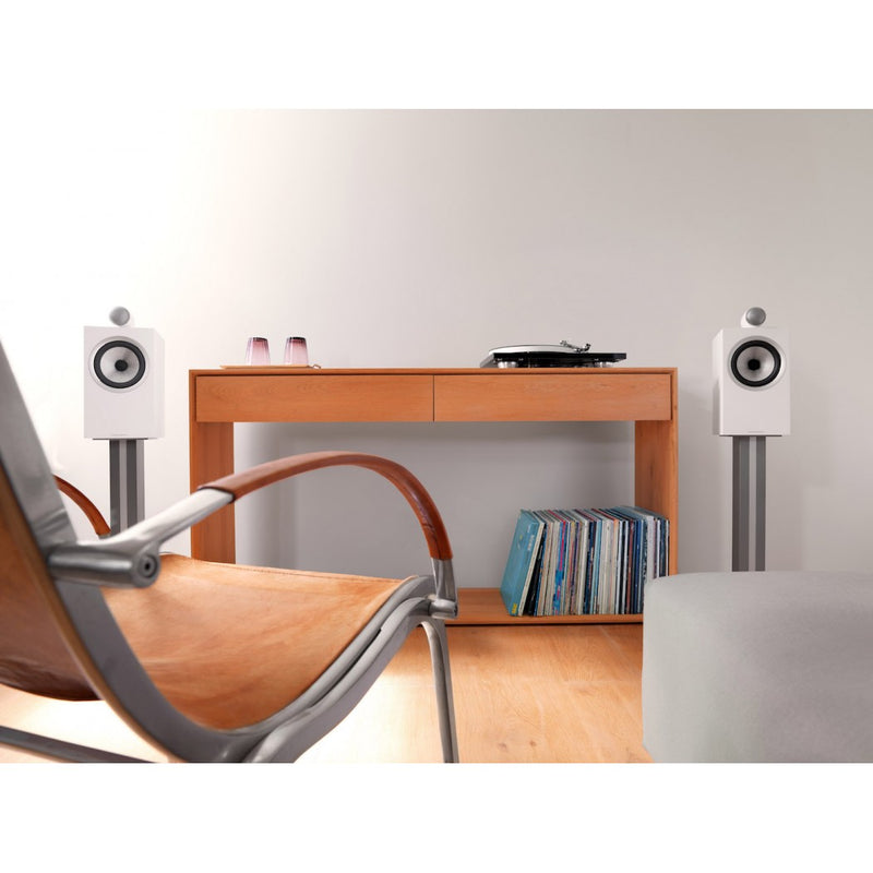 SHOWROOM MODEL - Bowers & Wilkins 705 S2 Bookshelf Speakers Satin White (Each)