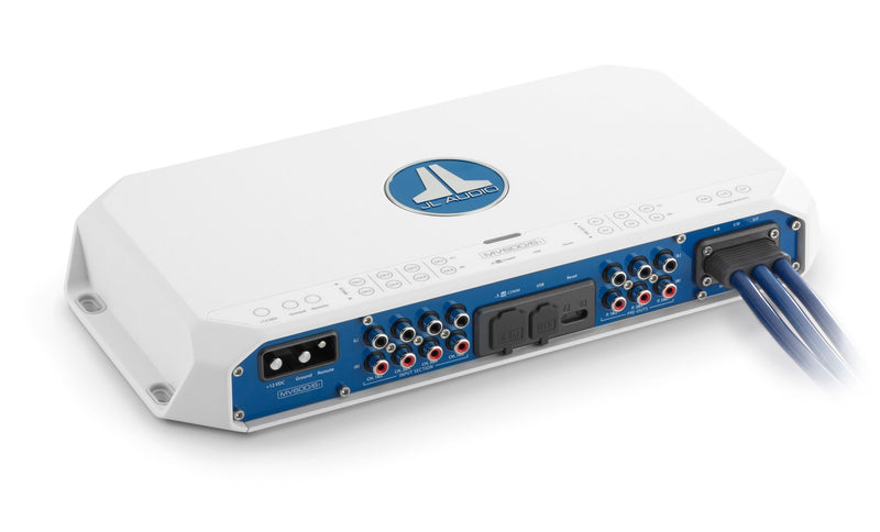 JL Audio MV600/6i 6 Ch. Class D Full-Range Marine Amplifier with Integrated DSP, 600 W