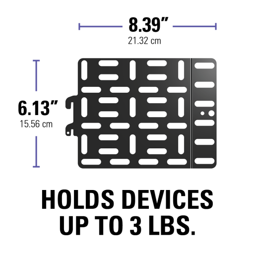 SANUS SASP1 Streaming Device Panel for most small devices up to 3 lbs