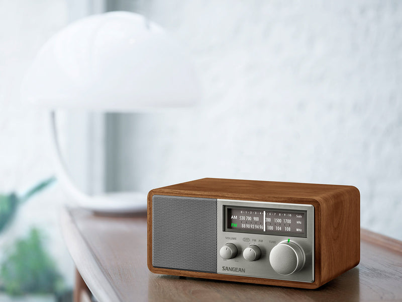 Sangean SG-116 FM / AM Analog Wooden Cabinet Radio