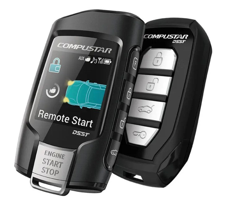 Compustar Q9 SS 2-Way LCD Remote Starter & Alarm Package