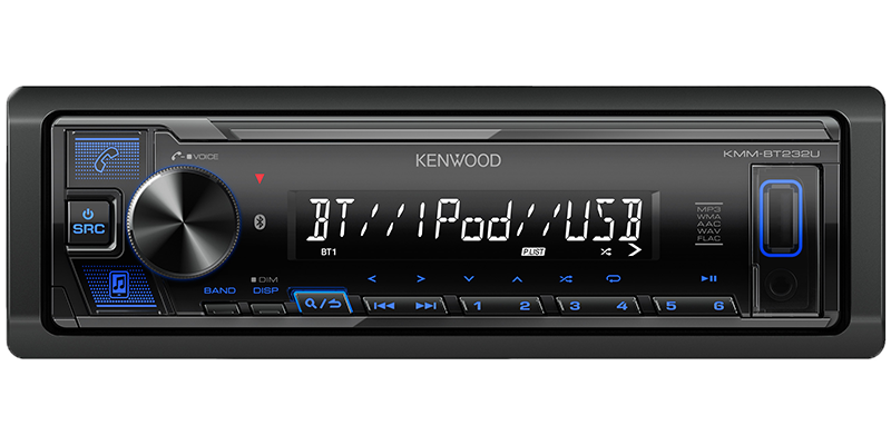 Kenwood KMM-BT232U Digital Media Receiver with Bluetooth