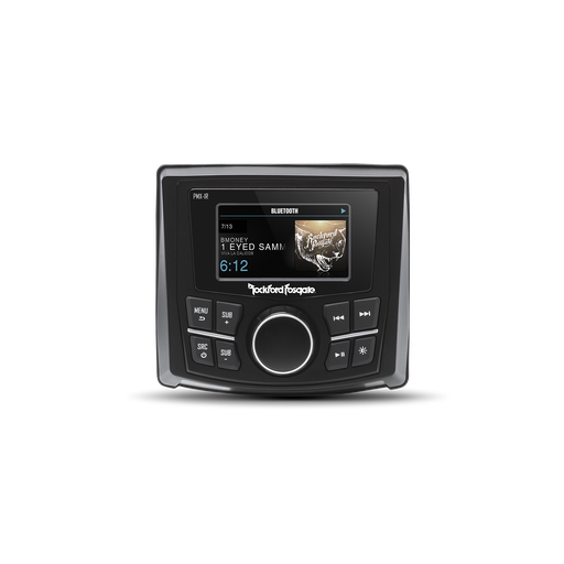 Rockford Fosgate PMX-2 Punch Marine Compact AM/FM/WB Digital Media Receiver 2.7" Display